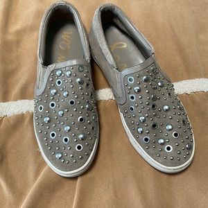 Sam Edelman perforated and studded flats